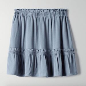 Aritzia Sunday Best Trixie Skirt Granite Blue Size M NWOT